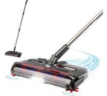 CLEANmaxx bezvadu grīdas suka ar 1200 apgr./min. un 4 birstēm, aprīkota ar LED apgaismojumu un sistēmu, kas novērš matu savākšanos – ideāli piemērota dzīvnieku spalvām; 60 minūšu darbības laiks paklājiem, flīzēm un laminātam