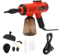 Rokas tvaika tīrītājs 1200 W, 220 V, tīrīšanas tvaika ģenerators, 600 ml, tvaika tīrītājs logiem, grīdām, mēbelēm, dīvāniem, logiem, automašīnām, flīzēm un paklājiem