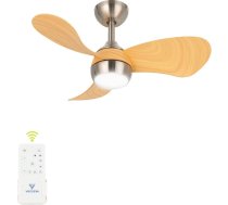 Griestu ventilators ar apgaismojumu un tālvadības pulti guļamistabai – kluss griestu ventilators ar gaismu – moderns dizains – reversējamais līdzstrāvas motors – piemērots gan ziemai, gan vasarai – 006N3