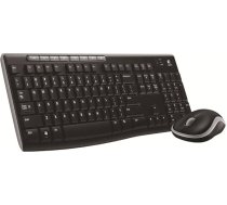 Logitech Wireless Combo MK270 Radio pārraide, PC/Mac, tastatūra