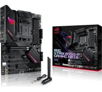 ASUS ROG Strix B550-F Gaming WI-FI II pamatplate Socket AMD AM4 (AMD B550, ATX, PCIe 4.0, WiFi 6E, SATA 6 Gbit/s, USB 3.2 Gen 2, Aura Sync, divvirzienu AI trokšņu slāpēšana)