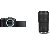 Canon EOS R8 + RF 100-400mm F5.6-8 IS USM - Digitālā kamera - Melna