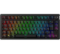 HyperX Alloy Rise 75 Wireless - mehāniskā spēļu klaviatūra, 75% karsti nomaināma, datoram, fona apgaismojums līdz 80 stundām, dubultā bezvadu 2,4GHz un Bluetooth tehnoloģija