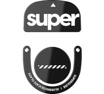Superglide2 teksturēta virsma ar regulējamu ātrumu, peles kājiņas/stikla slīdnis, īpaši izturīga, gluda un izturīga pamatne Logitech G Pro X Superlight2 [Black]