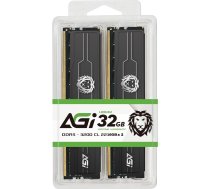 AGI UD138 32GB (2x16GB) DDR4 RAM 3200MHz CL22 atmiņas modulis 260 Pin Non-ECC U-DIMM saderīgs ar galddatoriem (PC)