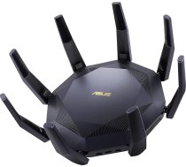 ASUS RT-AX89X AX6000 spēļu maršrutētājs, AIMesh WLAN sistēma, WiFi 6, 10G RJ45, 10G SFP+, 2,2 GHz QC CPU, AiProtection Pro, USB 3.1, WPA3