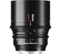 7artisans 85mm T2.0 liela atvД“ruma pilna kadra kino objektД«vs, kas saderД«gs ar Canon RF montДЃЕѕas manuДЃlДЃs fokusД“ЕЎanas bezspoguДјa kamerДЃm ar zemu izkropДјojumu, priekЕЎ Canon EOS R R3 R3 R5 R6 R7 R10 RP Black