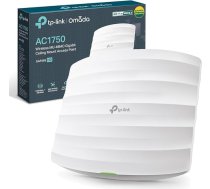 TP-Link AC1750 bezvadu piekļuves punkts, Wi-Fi Dual Band ar MU-MIMO, 2 Gigabit Ethernet pieslēgvietas, 802.3af/at/48V pasīvā PoE atbalsts, uzlabota veiktspēja augsta blīvuma vidē (EAP265 HD)