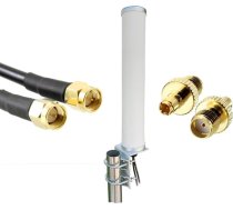 MIMO augstas veiktspējas āra antena 4G/5G ūdensizturīga augsta stipruma Rod LTE izturīga dubultā ieeja 5M SMA platjoslas maršrutētājs Mobilais internets Dažādības kabelis un TS9 adapteris