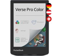 Pocketbook Verse Pro Color Blue Grey 16GB eBook Reader 6 collu jumta versija Touch eINK