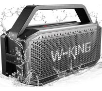 W-KING 60 W Bluetooth skaļrunis, pārnēsājams mūzikas skaļrunis, fantastiska skaņa, spēcīgi basi, 40 stundu atskaņošanas laiks, 12000 mAh akumulators, ar TWS, NFC, TF karti, bezvadu ūdensizturīgs skaļrunis