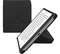 kwmobile aizsargvāciņš Pocketbook Era/Era Colour Case - mākslīgās ādas vāciņš - eReader flip case ar automātiskās miega funkcijas vāciņš ar statīvu - melns