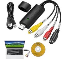 VHS uz digitālo pārveidotājs, USB video uztveršanas karte, Mini DV lentes atskaņotājs, Mini DV lentes pārveidotājs uz digitālo rediģēšanai Hi8 VHS uz DVD digitalizēt, audio video ierakstīšanas un rediģēšanas adapteris operētājsistēmai
