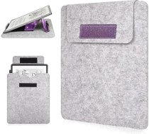 Caweet Aizsargvāciņš 11 collu Kindle Scribe - piemērots Colorsoft 1. paaudzes un 3. paaudzes 2025 versijas Premium PU ādai ar salokāmu statīvu - violets