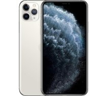 Apple iPhone 11 Pro Max 64 GB - Sudraba krāsā (Atjaunots)
