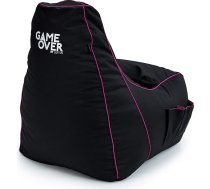 Game Over Video Gaming Bean Bag Gaming Chair | Indoor Living Room | Side Pockets for Controller Headset, Holder | Ergonomic Design for Dedicated Gamers