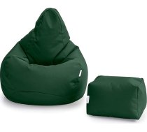 Loft 25 Gaming Bean Bag Outdoor Gaming Chair for Indoor Living Room Outdoor Water Resistant Ergonomic Design for Body Support Durable and Comfortable (Green)