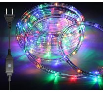 LED virves gaisma, 30 m, 720 LED, krāsaina āra gaismas caurule, melns kontrolieris ar atmiņas funkciju, LED caurule Ziemassvētku, kāzu, jumta, žogu dekoratīvajam apgaismojumam