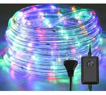 Āra LED gaismas caurule, 10 m, 240 LED, āra gaisma, ūdensizturīga LED gaismas caurule, krāsaina ar atmiņas funkciju un 8 režīmu gaismas caurule, āra / iekštelpu / svinībām / kāzām