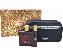 Versace Eros Flame dāvanu komplekts vīriešiem Eau De Parfum Spray 100ml Travel Size 10ml + maisiņš