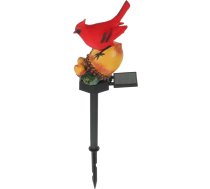 HOMSFOU Solarbetriebene LED Gartenleuchte Vogel Design für Hof und Garten mit Langlebiger Nimh 1,2v Aaa600mah Batterie und Robustem Abs Material Praktische Solar Rasenleuchte