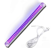 3D printeris UV sveķu sacietēšanas gaisma UV LED sacietēšanas lampa Double Row T8 395 nm bez ēnas lampa UV līmes sacietēšana Ultravioletā gaisma Art Show Club Black Light SLA/DLP/LCD 3D drukāšanai