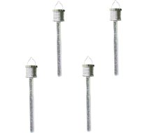 Sosoport Pack of 4 Solar LED Acrylic Tube Lamp for Hanging Weatherproof Solar Lights Outdoor Energy Saving Garden Lighting for Patio Tree and Balcony Viegla uzstādīšana Romantic