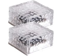 Cabilock 2stücke Solar Eis Lichter Outdoor Landschaft Dekorative Licht Für Garten Rasen Solarleuchten Gartenleuchten Außenleuchten Solārbetriebene Bodenleuchten