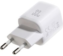 USB-A USB-C 33 W tīkla lādētājs ar 60 W USB-C līdz USB-C 1 m kabeli - balts