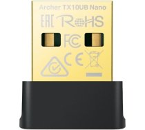 Tīkla adapteris archer tx10ub nano ax900 nano dual band wi-fi 6 bluetooth 5.3 usb adapteris