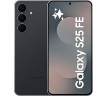 Samsung Galaxy S25 FE 256GB JetBlack AI viedtālrunis bez līguma, AI mobilais tālrunis ar Android 15, 8 GB RAM, 256 GB atmiņa bez Simlock (Jet Black)