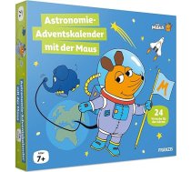 FRANZIS 67162 Astronomijas adventes kalendārs ar peli, 24 adventes mēģinājumi atklāt, pētījumi un mīklas, bērniem no 7 gadiem