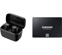 Sennheiser CX Plus True Wireless Bluetooth In-Ear austiņas: Samsung 870 EVO SATA III 2: Mūzikas klausīšanās un zvanīšana ar aktīvu trokšņu slāpēšanu un Samsung 870 EVO SATA III 2