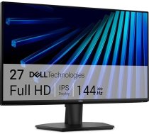 Dell 27 monitors - SE2726H, Full HD (1920 x 1080), 144 Hz, IPS, 1ms MPRT, AMD FreeSync, VESA (100 x 100 mm), 2 HDMI, melns
