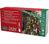 Konstsmide 1901-100 LED eglīšu apgaismojums ar tālvadības pulti / 10 mazas baltas sveces iekštelpām (IP20)/Baterijas: 12 x AAA 1,5 V (nav iekļautas)/10 silti baltas diodes