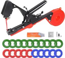 SWANSOFT SW-8107 Augu vīnogu, tomātu, gurķu, vīnogu, tomātu, gurķu un dārzeņu lentes mašīna, 45 mm stiprinājuma knaibles augiem, ar 20 dārzeņu lentes ruļļiem + 10 000 naglu