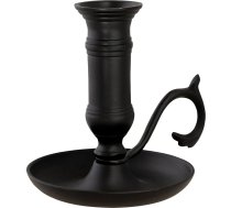 NKlaus Sliding Light Iron Black Augstums 11 cm Stilīgs sveču turētājs modernā dizainā svecēm Diametrs 2 cm Galda svecēm