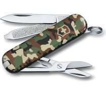 VICTORINOX Classic SD kabatas nazis ar asmeni, šķērēm un nagu vīli, dažādās krāsās