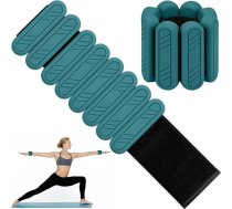 KOOOGEAR regulējami svara aproces, 2 gab. komplekts, potīšu un plaukstu svari fitnesam, pilatesam, jogai, aerobikai un skriešanai (katrs 0,5 kg / 1 kg)
