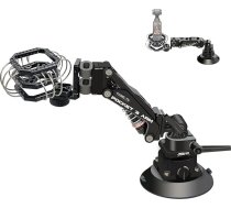 CAMETV kameras automaЕЎД«nas stiprinДЃjums ar piesЕ«cekni DJI Osmo Pocket 3, sporta kamerДЃm, automaЕЎД«nas stiprinДЃjuma stabilizators, daudzfunkcionДЃls amortizatora kronЕЎteins, kas saderД«gs ar DJI Osmo Pocket/GoPro/Insta360/telefonu (PK03)