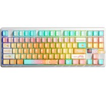 Aula Tastatūras blīve f87pro v2 apelsīnu soda kailh meteorīta saldējuma slēdzis rgb