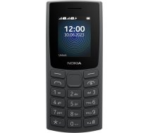 Nokia 110 funkcionālais tālrunis ar iebūvētu MP3 atskaņotāju, aizmugurējo kameru, akumulatoru ar ilgu darbības laiku un diktofonu - kokogles krāsā