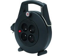 Brennenstuhl 1102501 H05VV-F 3G1,0 Comfort Line CL-L elektriskā kabeļa ruļļa pagarinātājs 5 m, melns, 1102501