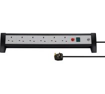 Premium-Office-Line FB 5 pagarinātājs ar drošinātāju pārtvērēju, 6 virzienu, 3 m, H05VV-F3G1.5 Black/Grey - SASO *GB*