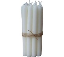 Iepakojumā ir 12 plānas sveces Augstums 13 cm Diametrs 1,2 cm Dažādas krāsas Degšanas laiks 2,5 stundas Adventa Ziemassvētki Krāsa: Krēmkrāsains