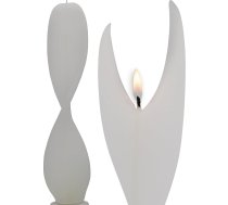Eņģeļa liesma Eņģeļa sargeņģeļa svece Balta roku darbs Miera svece ar kastīti Svece, kas kļūst par eņģeli Eleganta dāvana Ziemassvētkiem, kāzām, dzimšanas dienai