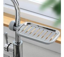 Dušas plaukts bez urbšanas, ziepju turētājs, regulējams dušas režģis, dušas plaukts, nerūsējošs dušas grozs, dušai ar 16-27 mm stieni, izlietnes organizators krānam Virtuve