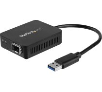 StarTech. com USB 3.0 optisko šķiedru pārveidotājs - Atvērts SFP - USB 3.0 Gigabit Ethernet tīkla adapteris - 1000BASE-SX/LX - Windows / Mac / Linux