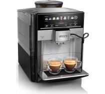 SIEMENS EQ.6 Plus s700 Pilnībā automātisks kafijas automāts, 1500 W, keramikas dzirnaviņas, skārienjutīgais sensors, tiešās izvēles pogas, personalizēti dzērieni, dubultā kausa vāciņš, nerūsējošais tērauds