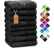 NatureMark NM-HT0860 frotē roku dvieļi, 8 gabali, 50 x 100 cm, 100% kokvilna, rozā krāsā